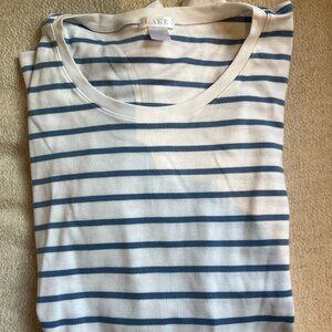 Lake Pajamas long sleeve sleep shirts /Bistro + Wisteria / size L